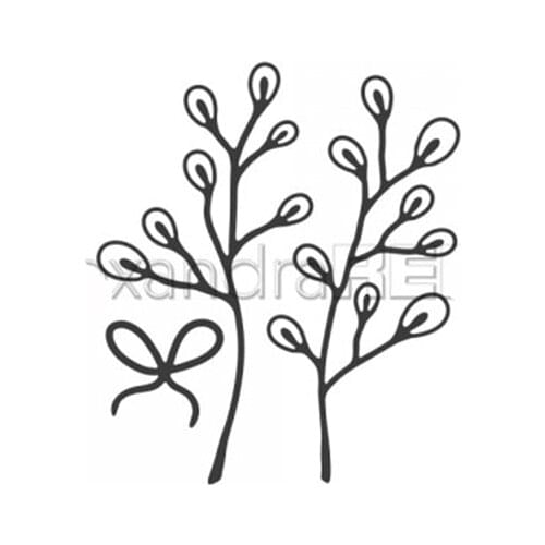 CH 2020 New Arrival Two leaves Stencil Metal Cutting Dies For Scrapbooking Practice Hands-on DIY Album Card Handmade Tools