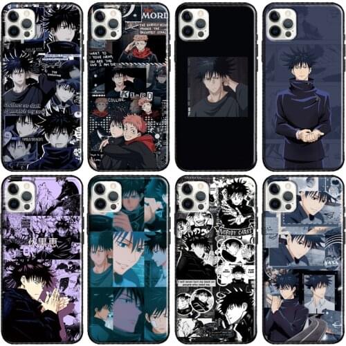 Jujutsu Kaisen Fushiguro Megumi Phone Case For Apple iPhone 11 Pro Max 12 mini X XR XS Max 8 7 Plus SE 2020 Cover Shell