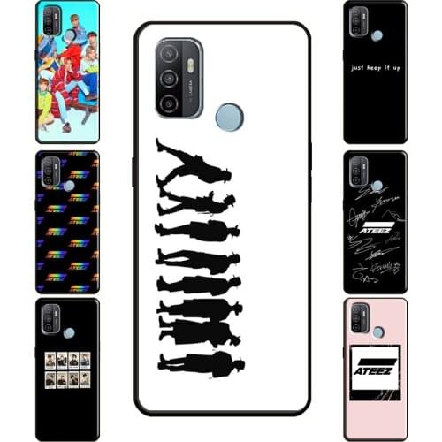KPOP ATEEZ Case For OPPO A5 A9 A53 A31 2020 A1K A3S A5S A83 A91 A52 A72 Find X3 Pro F5 F7 A15 Cover