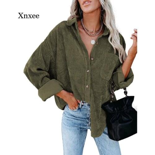 Spring Autumn Shirts New Ladies Solid Irregular Hem Ladies Lapel Cardigans Fashion Pocket Casual Shirt for Women Blouse Clothing