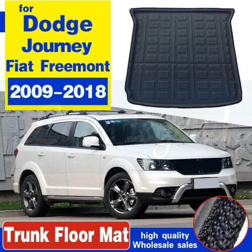 For Dodge Journey For Fiat Freemont 2009-2018 Rear Trunk Cargo Liner Mat Floor Tray Carpet 2011 2012 2013 2014 2015 2016