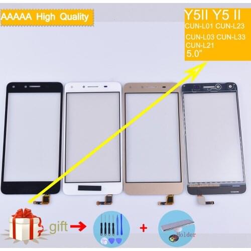 For Huawei Y5II Y5 II CUN-L01 CUN-L23 CUN-L03 CUN-L33 CUN-L21 Touch Screen Touch Panel Sensor Digitizer Front Glass Touchscreen