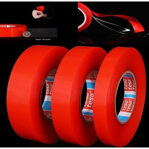 Double Sided tape 3m 8mm-50mm Width Strong Clear Transparent Tape Washable Adhesive Nano Traceless Sticker Glue Tape
