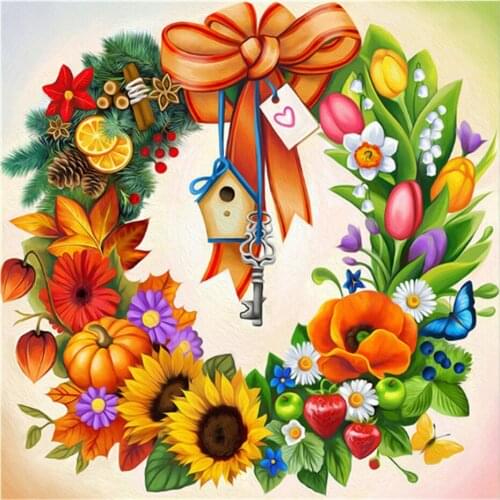 Evershine 5D DIY Diamond Painting Flowers Full Square Rhinestones Embroidery Cross Stitch Needlework Gift Wall Decoration