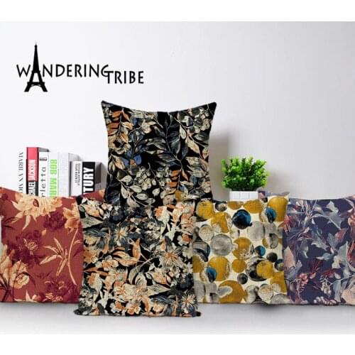Shabby Chic Throw Pillow Covers Vintage Decorative Cushion Covers Multi Color Luxury 45 * 45 Pillows Case Living Room Cushions