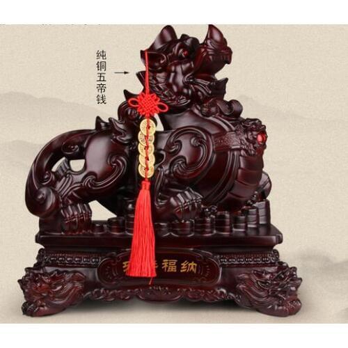 Mink Ornaments Recruiting and Gathering Money Relocation Opening Gift Living Room statue wedding Fine Arts Crafts decoration