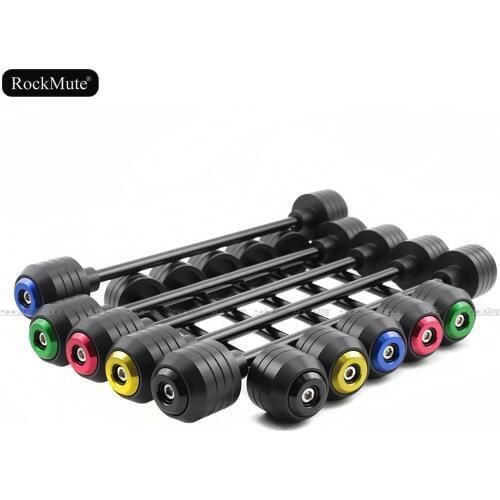 Front Rear Axle Fork Crash Sliders For SUZUKI GSX-R 1000 2001 2002 2003 2004 Motorcycle Wheel Protector GSXR