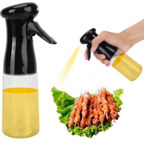 For Home Cooking BBQ Grilling Baking Vinegar Mist Sprayer Plastic 210ml Oil Spray Bottle Kitchen Tools