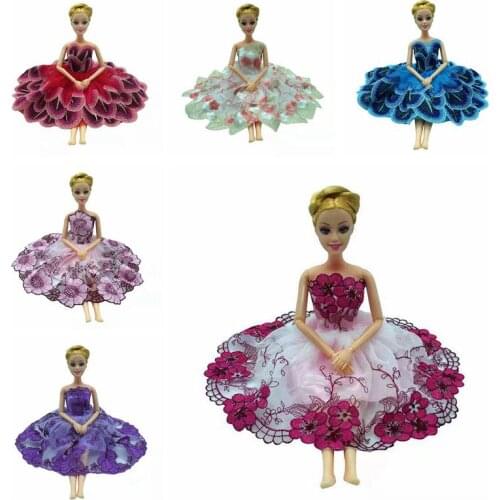 Fashion Ballet Tutu Dress For Barbie Doll Clothes Outfits 1/6 BJD Doll Accessories Princess Dollhouse kids DIY Toys Girl Gift
