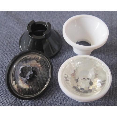 #AKBC-20 High quality Led Lens Sets, Lens Diameter: 20mm, Holder Size: 22X12.5mm, 15 degree, Bead Surface, PMMA