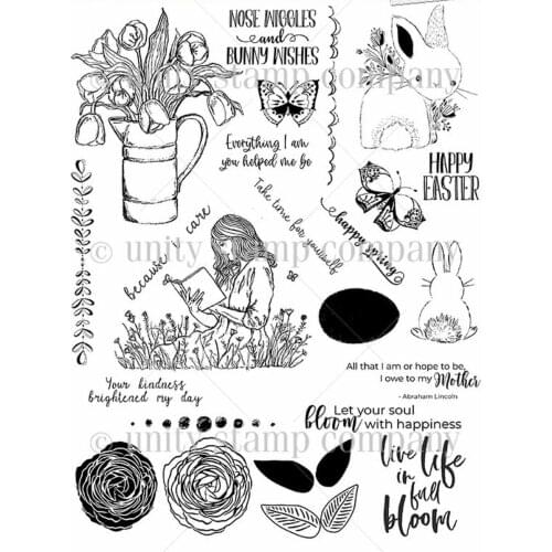 Girl Transparent Clear Silicone Stamp/Seal for DIY scrapbooking/photo album Decorative clear stamp A7394