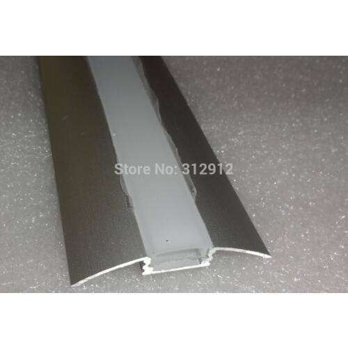 RA-5208;1M long LED aluminum profile(anodized silver color) with PC cover;for flexibe or hard LED strips