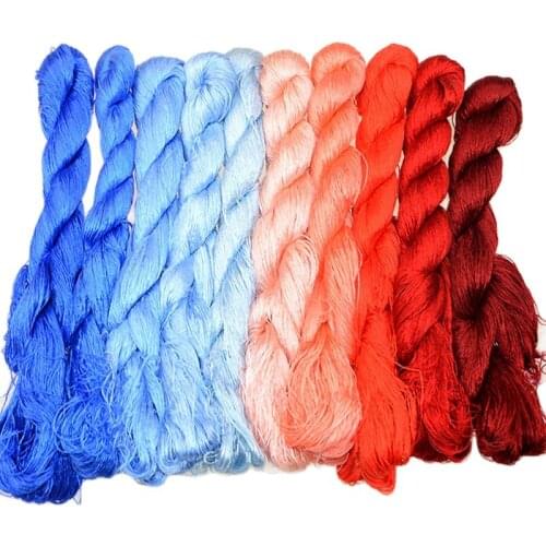 400m silk embroidery / 100% silk thread / Spiraea embroide silk thread small sticks of hand embroidery embroider cross stitch