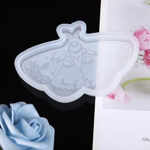 Butterfly Coaster Silicone Mold Transparent Butterfly Shape Cup Mats Mould DIY Desktop Drinking Mat Tray Decor Jewelry Making