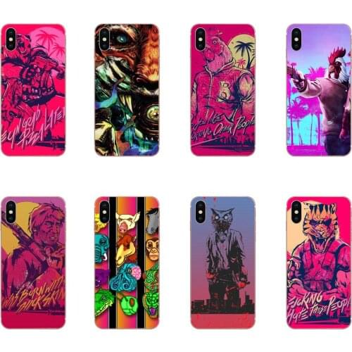 Cool Game Hotline Miami For Samsung Galaxy S3 S4 S5 Mini S6 S7 S8 Edge Plus S9 S10 S20 Plus Silicone Phone Shell Cover