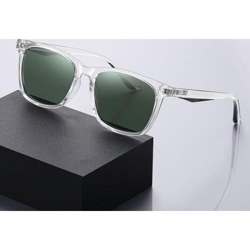 2021 New Sunglasses Men Polarized High Quality Square Fashion Sun Glasses Driving Fishing Glasses Men TAC Lens UV400 Protection