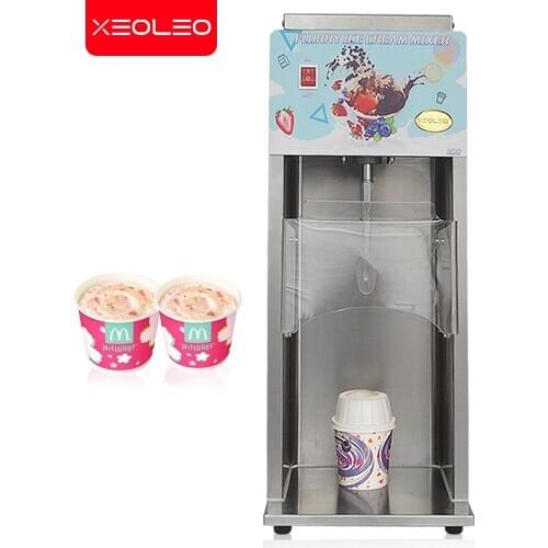 XEOLEO Frozen Yogurt mixer Ice cream mixer MC Flurry ice cream maker Frozen Milk shaking machgine Milkshaker 2500rpm with Spoon