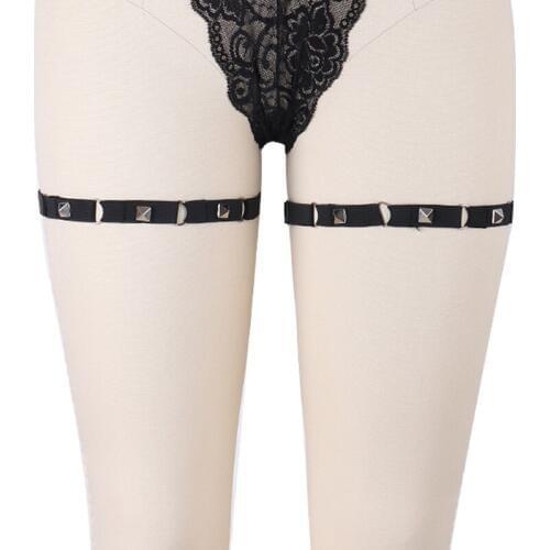 Pole Dance Sexy Lingerie Body Harness Rave Stocking Belt Goth Fetish Bondage Harness Garter Belt