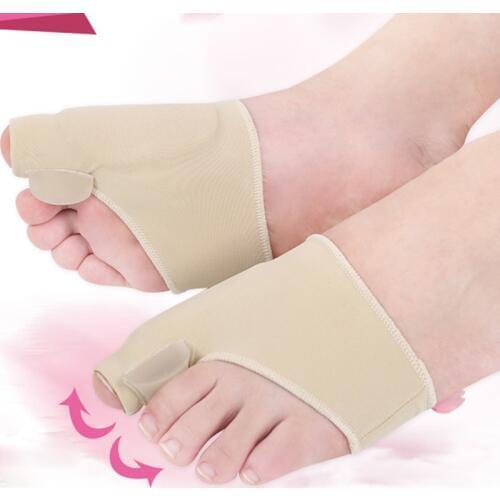 1 Pair Big Toe Separator Hallux Valgus Corrector Alignment Bunion Straightener Pedicure Orthopedic Pedicure Socks Foot Care Tool