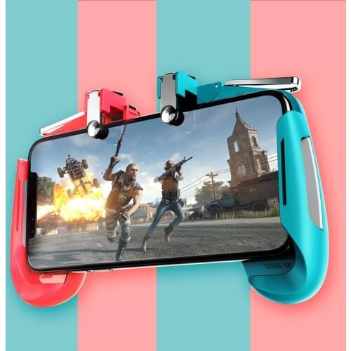 AK16 Gaming Joystick Gamepad Trigger Fire Button L1R1 Shooter Stretchable PUBG Game Controller For IOS Android Phones