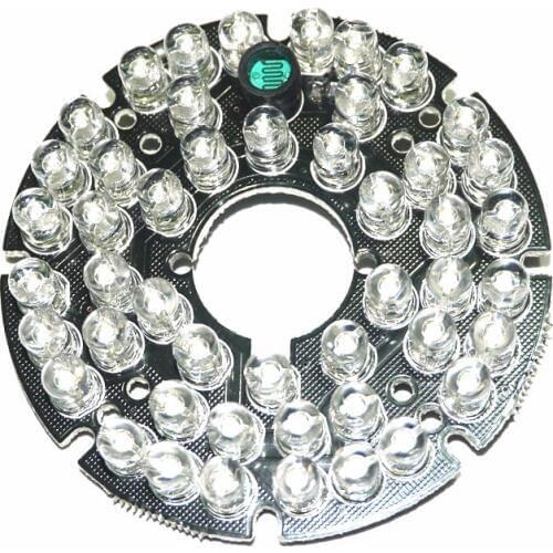 90 degrees CCTV Accessories infrared light 48 Grain IR LED board for Surveillance cameras night vision diameter 60mm