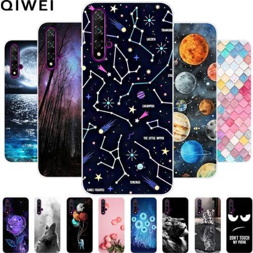 For Huawei Nova 5T Case Cover 6.26'' Cute Cartoon Soft TPU Silicone Cases For Huawei Nova 5T Phone Back Cover Coque Funda Nova5t