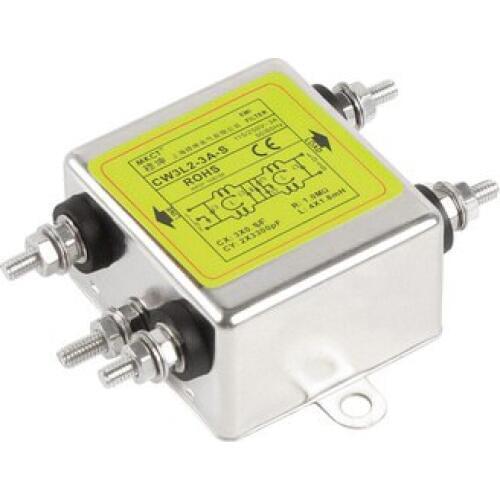 EMI anti-interference AC 115V 230V power supply filter bipolar purification audio sound CW3L2-3A-S 6A10A20A