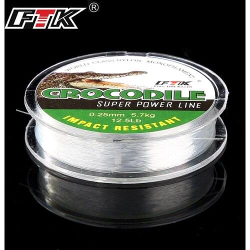 100m Fluorocarbon Fishing Line Japan Monofilament Leader Sinking Line Pesca Super Strong Multifilament Fishing Line -40