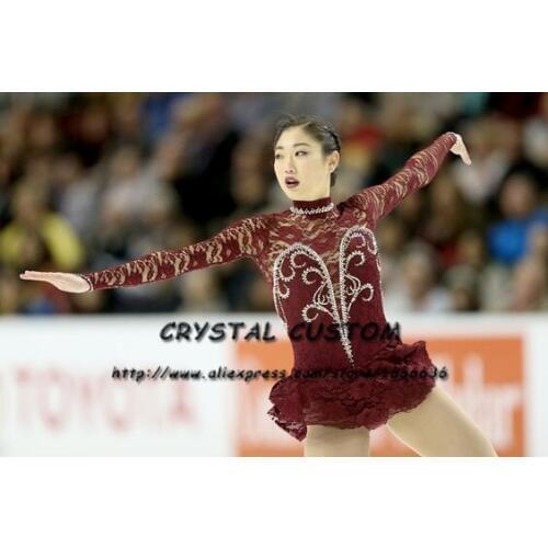 Crystal Custom Figure Skating Dress Girls New Brand Ice Skating Clothes For Competition DR4670