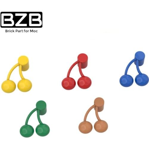 BZB MOC 22667 Food Cherry High-tech Building Block Model Kids Toy DIY Technical Brick Parts Best Gifts