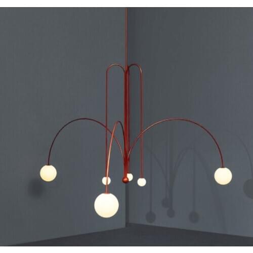 Nordic glass ball Home Decoration E27 Light Fixture bedroom restaurant luminaire suspendu luminaria pendente