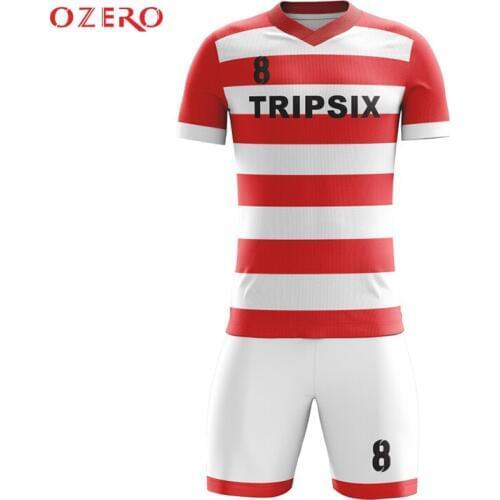 New design men football tops customized soccer team jersey