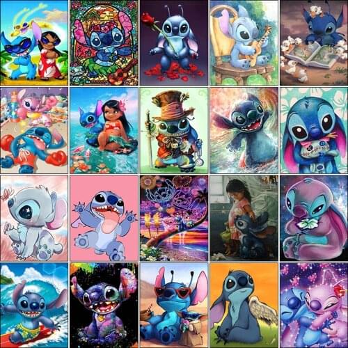 Full square embroidery Cross stitch dirll drawing cuadros 5d diamond painting kit set 3D diy Mouse cartoon animal complet mosaic