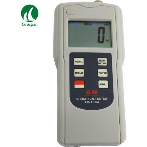 Portable Vibrometer Digital Vibration Detector Meter AV-160A