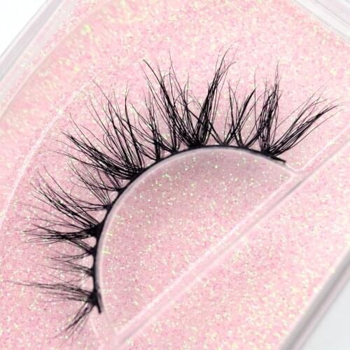 Visofree 14mm Eyelashes Mink Lashes 3D Natural Long Mink Eyelashes Cruelty-free Handmade False Eyelashes Makeup Mink Lashes G06