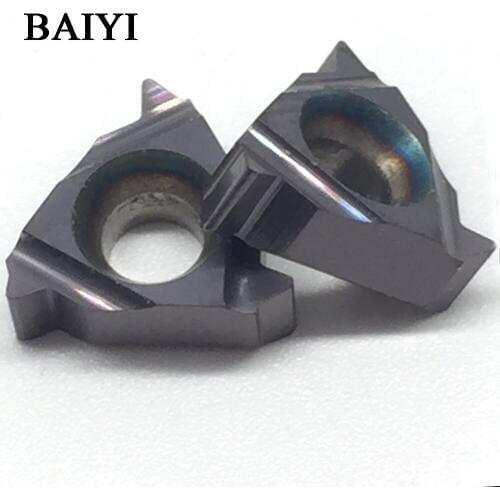 10pcs Sandhod 11IR 14BSPT SMX35 Threaded Carbide Insert Lathe Tools Dedicated-Steel Stainless Steel