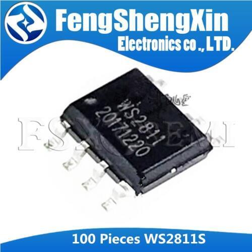 100PCS WS2811S SOP-8 WS2811 SOP 2811 LED driver chip