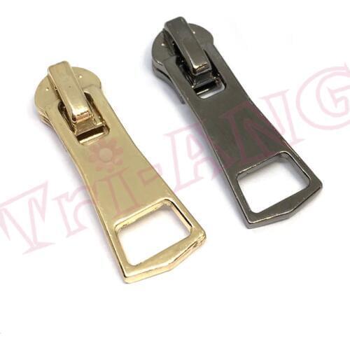 20pcs/lot, Exquisite Gold and Gun Black Color 5# Metal Zipper Sliders