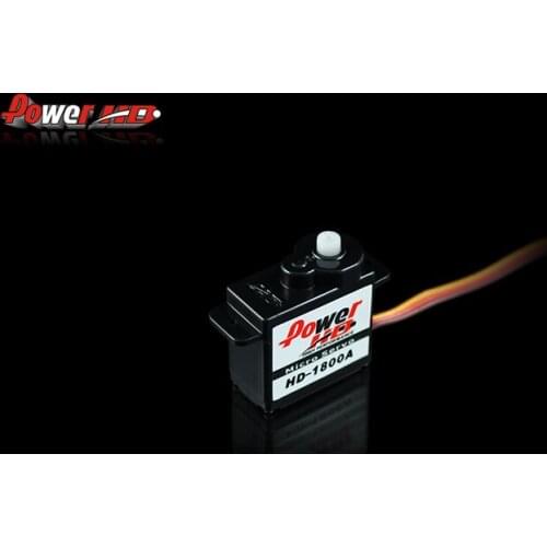 4PCS Orignal Power HD-1800A High Speed Sub-Micro Analog Servo 8g Compatible with FUTABA/JR