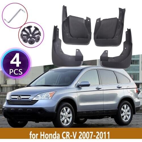 4PCS Rear Mudguards For Honda CR-V CRV CR V 2007 2008 2009 2010 2011 Cladding Splash Mud Flaps Guards Mudflap Car Accessories