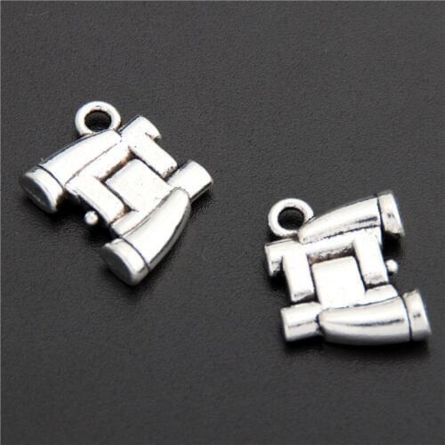 5pcs Silver Color Telescope Charms Pendant Metal Charms Jewelry Findings A2637
