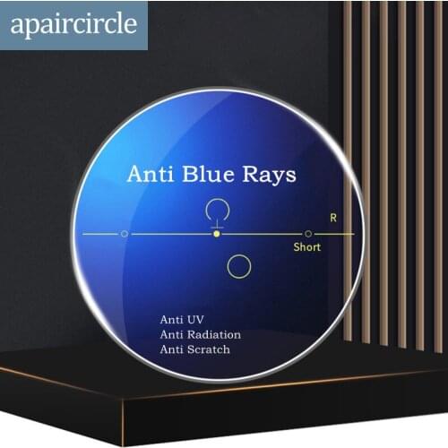 APAIRCIRCLE 1.67 Index Anti Blue Ray Prescription Lens CR-39 Resin Aspheric Clear Glasses Myopia Hyperopia Presbyopia Lens
