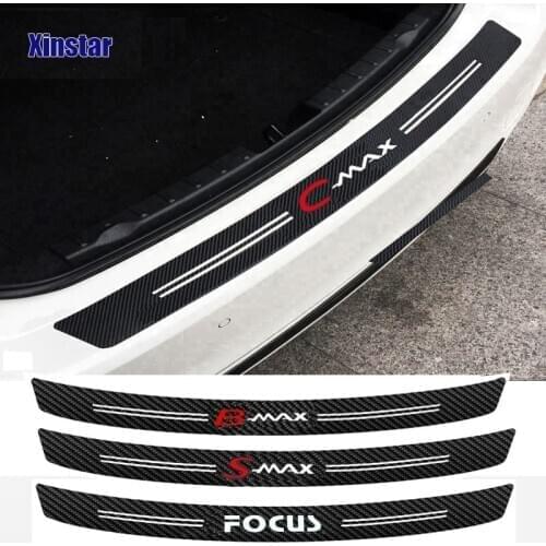Carbon Fiber Material Car Sticker For Ford Focus Cmax Smax Bmax