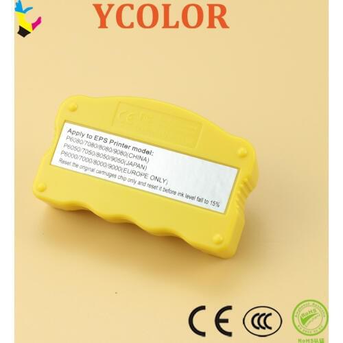 Chip Resetter for Epson SC P6000 P7000 P8000 P9000 Reset Printer Ink Cartridge Original Chips in European