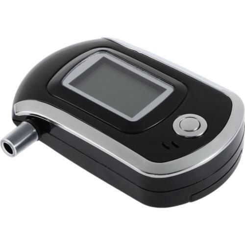 Alcohol Tester Digital Breathalyzer Breath Analyzer with Large Digital LCD Display with 5 Mouthpieces AT6000 Alcohol Tester