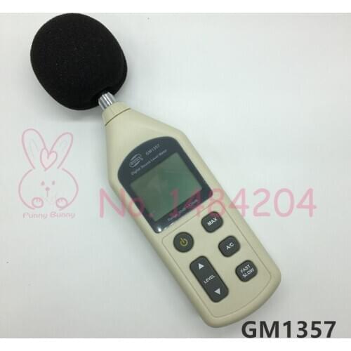 Digital Sound Level Meter GM1357 Benetech 30~130 dBA 35~130 dBC A/C Handheld Voice Tester