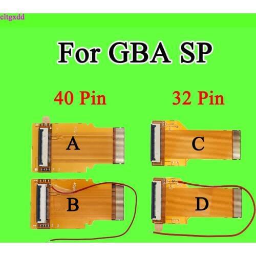 Cltgxdd 1PC Replacement 32Pin 40 Pin For Gameboy Advance MOD LCD Backlight Cable Ribbon for GBA SP Backlit Screen Mod
