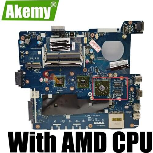 For ASUS PBL60 LA-7322P for X53B K53B K53BY K53BR X53BY X53BR mainboard with AMD CPU DDR3 laptop motherboard 100% fully tested