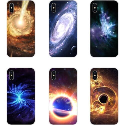 For Huawei Mate Honor 5X 6X 7 7A 7C 8 9 10 8C 8X 20 30 Lite Pro Accessories Phone Shell Covers Hot Black Hole Printed