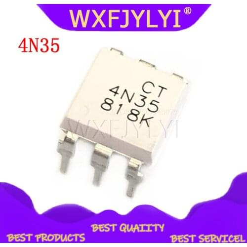 10PCS 4N35 DIP6 EL4N35 DIP photoelectric coupler new and original